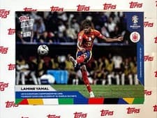 Lamine Yamal 2024 Topps Now UEFA EURO card