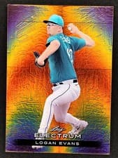 Logan Evans 2024 Leaf Electrum Baseball Base Set card