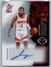 2025-26 Topps Signature Class Veteran Class Chrome Autographs Jalen Green #VCC-JG card