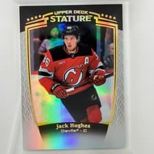 2024-25 Upper Deck Stature Base Set Jack Hughes #12 card