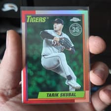 2025 Topps Chrome Update 1990 Topps Chrome Tarik Skubal #90CU-10 card