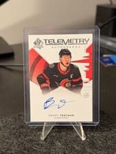 2024-25 SP Authentic Telemetry Autographs Brady Tkachuk #T-BT card