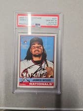 2025 Topps Heritage Real One Autographs James Wood #ROA-JWO card
