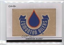 2024-25 O-Pee-Chee Team Logo Patches Edmonton Oilers #412 card