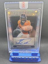 2025 Panini Prizm Black Sensational Signatures Knowshon Moreno #37 card