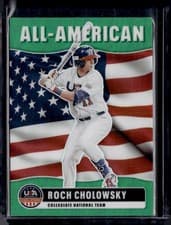 Roch Cholowsky 2026 Panini Stars and Stripes Prizm USA All-American card