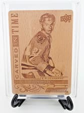 2024-25 Upper Deck Engrained Icons Carved in Time Stan Mikita #CT-SM card