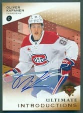 2024-25 Upper Deck Ultimate Collection Ultimate Introductions Oliver Kapanen #UI-OK card