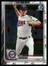 Jose Berrios 2020 Bowman Chrome card