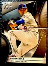2025 Topps Chrome Black Base Set Edwin Díaz #63 card