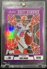 Nick Chubb 2024 Panini Absolute Draft Diamonds card