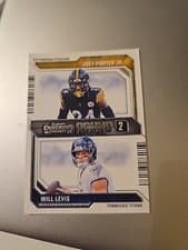 Joey Porter Jr. / Will Levis 2023 Panini Contenders Round Number card