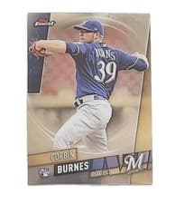 Corbin Burnes 2019 Topps Finest card