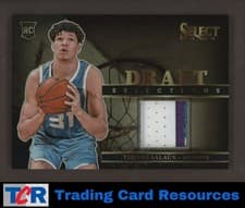 2024-25 Panini Select Draft Selections Memorabilia Tidjane Salaun #DSM-TID card