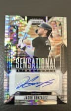 2025 Panini Prizm Sensational Signatures Jacob Gonzalez #SS-JG card