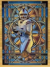Josh Allen 2023 Panini Mosaic Stained Glass card