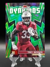 Trey Benson 2024 Finest Dynamos card