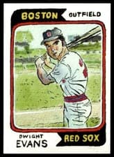 2025 Topps Shoebox Treasures Base Set Dwight Evans #54 card