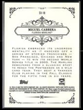 2025 Topps Allen & Ginter Sweet Victory Miguel Cabrera #SV-18 card