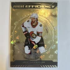 2025-26 SPx High Efficiency Jake Sanderson #HE-8 card