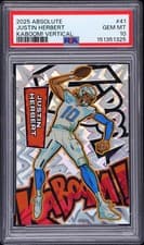 2025 Panini Absolute Kaboom! Vertical Justin Herbert #41 card