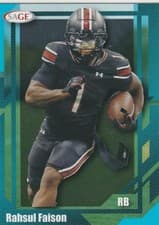 2026 SAGE Football Base Set Rashul Faison #100 card