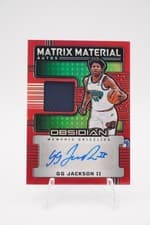 2024-25 Panini Obsidian Matrix Material Autos GG Jackson II #MM-GGJ card