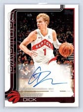 Gradey Dick 2025-26 Topps Flagship Real One Autographs card