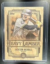 2025 Topps Update Heavy Lumber Jackson Merrill #HL-64 card