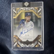 2025 Topps Transcendent Collection Transcendent Collection Autographs Yoshinobu Yamamoto #TAC-YY card