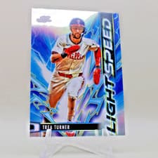 2025 Topps Cosmic Chrome Light Speed Trea Turner #LS-8 card