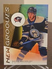 2024-25 SP Game Used New Grooves Gavin Brindley #NG-6 card