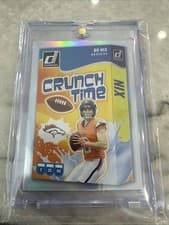 2024 Donruss Crunch Time Bo Nix #CT-BNI card