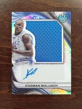 2024-25 Bowman's Best University Prospect Jumbo Relic Autographs Khaman Maluach #PJRA-KM card