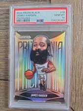 James Harden 2024-25 Panini Prizm Black Prizmania card