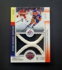 Ryan Nugent-Hopkins 2024-25 SP Game Used 2023 Heritage Classic Net Cord Relics card
