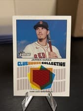 2026 Topps Heritage Clubhouse Collection Relics Jarren Duran #CCR-JD card