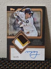 2025 Topps Autograph Patch Manny Machado #TFAP-MM card