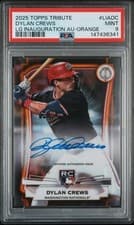 2025 Topps Tribute League Inauguration Autographs Dylan Crews #LIA-DC card