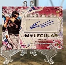 2025 Topps Inception Inception Molecular Autographs Gunnar Henderson #IMA-GH card