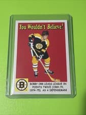 Bobby Orr 2024-25 Parkhurst Champions You Wouldn't Believe card