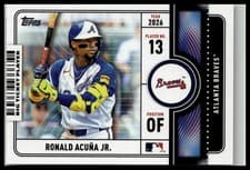 2026 Topps Big Ticket Players Ronald Acuña Jr. #BTP-7 card