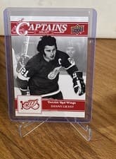 2025-26 Upper Deck Detroit Red Wings Centennial Captains Danny Grant #173 card