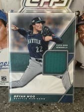 2026 Topps Major League Material Autographs Bryan Woo #MLM2-BW card