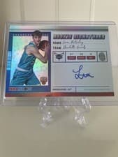 2025-26 NBA Hoops Hoops Rookie Signatures Liam McNeeley #HRS-LM card