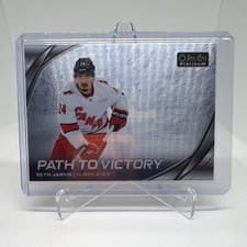 2025-26 O-Pee-Chee Platinum Path to Victory Seth Jarvis #PV-3 card