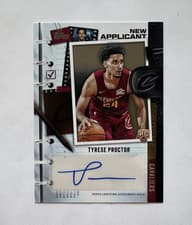 2025-26 Topps New Applicants Autographs Tyrese Proctor #NA-TP card
