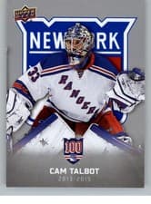 Cam Talbot 2025-26 Upper Deck New York Rangers Centennial Base Set card