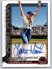 2025 Topps 2024 First Pitch Autographs Lauren Alaina #FPA-LA card