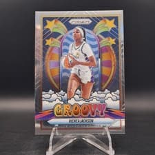 2025 Panini Prizm WNBA Groovy Rickea Jackson #6 card